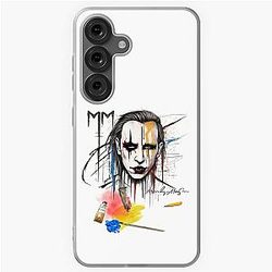 Marilyn Manson Sketch Soft Case for Samsung Galaxy