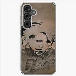 Marilyn Manson Fine Art Portrait - Dark Gothic Marilyn Manson Samsung Galaxy Soft Case