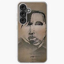 Marilyn Manson Fine Art Portrait Dark Gothic Samsung Galaxy Soft Case
