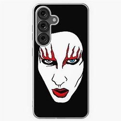 Portrait Marilyn Manson Galaxy Samsung Soft Case