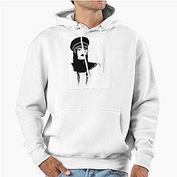Marilyn Manson Black and White Pullover Hoodie