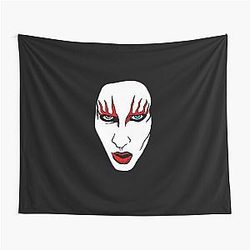 Portrait Marilyn Manson Tapestry