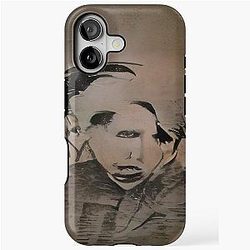 Marilyn Manson Fine Art Portrait - Dark Gothic - Marilyn Manson iPhone Tough Case