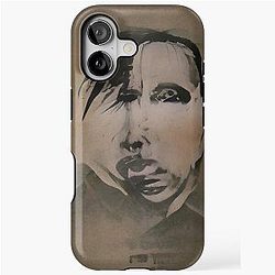 Marilyn Manson Fine Art Portrait Dark Gothic Marilyn Manson iPhone Case