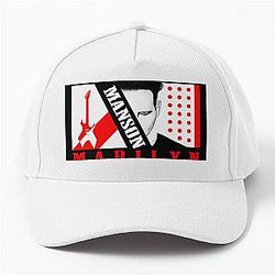 90s Music Marilyn Manson Music Lover Baseball Cap