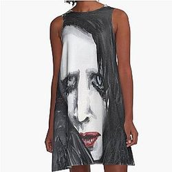 Marilyn Manson A-Line Dress