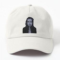 Marilyn Manson drawing hat