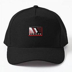 3D Art Marilyn Manson 90s Music Lover Baseball Cap