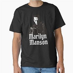 Marilyn Manson Inspired Shirt - Creeping Portrait Classic T-Shirt