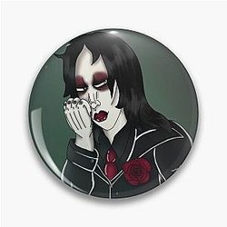 Marilyn Manson fan art Pin