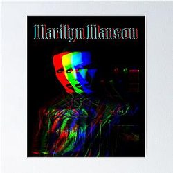 Marilyn Manson The Secrets Within Poster does not need cleaning.