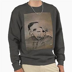 Marilyn Manson Fine Art Portrait Dark Gothic Sweatshirt