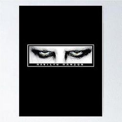 Marilyn Manson Look Into My Eyes Poster