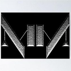 Marilyn Manson Art Deco Poster