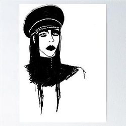 Marilyn Manson White Poster