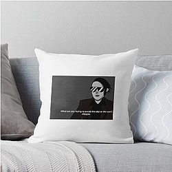 Marilyn Manson Throw Pillow