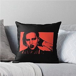 Marilyn Manson Golden Age Of Grotesque Throw Pillow