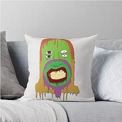 Surrealist Marilyn Manson Throw Pillow