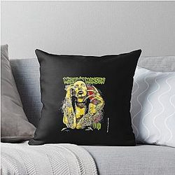 Marilyn Manson Classic Throw Pillow