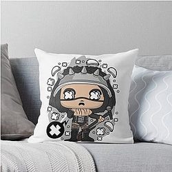 Marilyn Manson Pop Art Throw Pillow