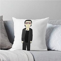 April Marilyn Manson Throw Pillow
