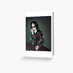 Marilyn Manson fan art Greeting Card