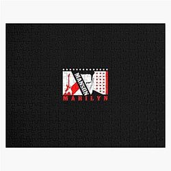 90s Music Marilyn Manson Lover Jigsaw Puzzle