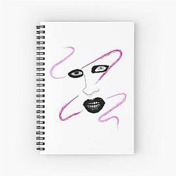 Marilyn Manson Typography Notebook