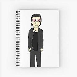 April Marilyn Manson Spiral Notebook