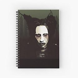 Marilyn Manson Spiral Notebook