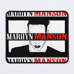 Marilyn Manson 
- American singer 
- Real Name Brian Hugh Warner 
 Mouse Pad