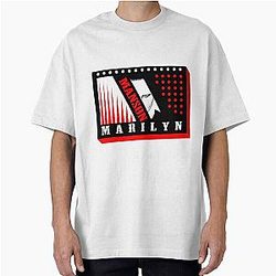 3D Art Marilyn Manson Oversized T-Shirt