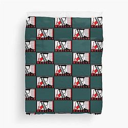 90s Music Marilyn Manson Duvet Cover