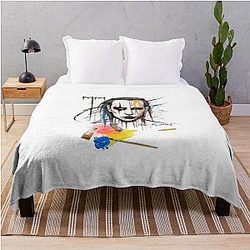 Marilyn Manson in Throw Blanket
