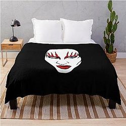 Portrait Illustration Marilyn Manson Blanket
