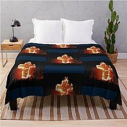 Marilyn Manson Last Tour on Earth Cover Artwork Throw Blanket