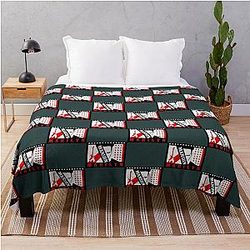 90s Music Marilyn Manson Music Lover Throw Blanket