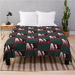 3D Art Marilyn Manson 90s Music Throw Blanket