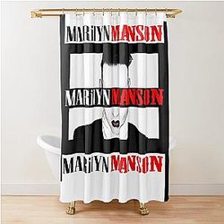 Marilyn Manson - American Singer - Real Name Brian Hugh Warner Shower Curtain