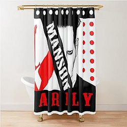 90s Music Marilyn Manson Shower Curtain