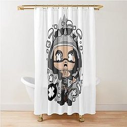 Marilyn Manson Pop Art Shower Curtain