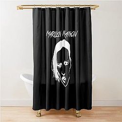 Marilyn Manson Shower Curtain