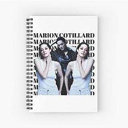 Marion Cotillard French Idol Spiral Notebook