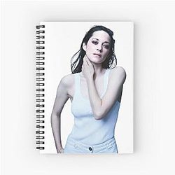 Marion Cotillard Spiral Notebook