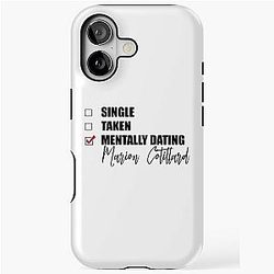 Mentally Dating Marion Cotillard iPhone Case