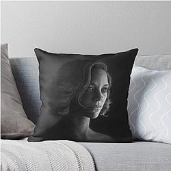 Marion Cotillard Portrait - Two Days, One Night Inception Rust and Bone La Vie En Rose Throw Pillow
