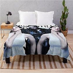 Marion Cotillard French Idol Throw Blanket