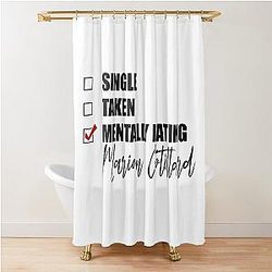 Mentally Dating Marion Cotillard Shower Curtain