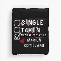 Mentally Dating Marion Cotillard Duvet Cover
cleaned title: 
Mentally Dating Cotillard Duvet Cover