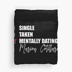 Mentally Dating Marion Cotillard Duvet Cover